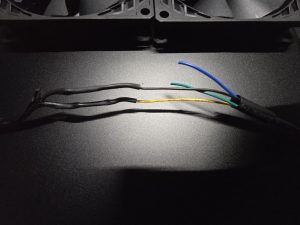 Minisforum MS-A2 The soldered connection protected with heat shrink tubing
