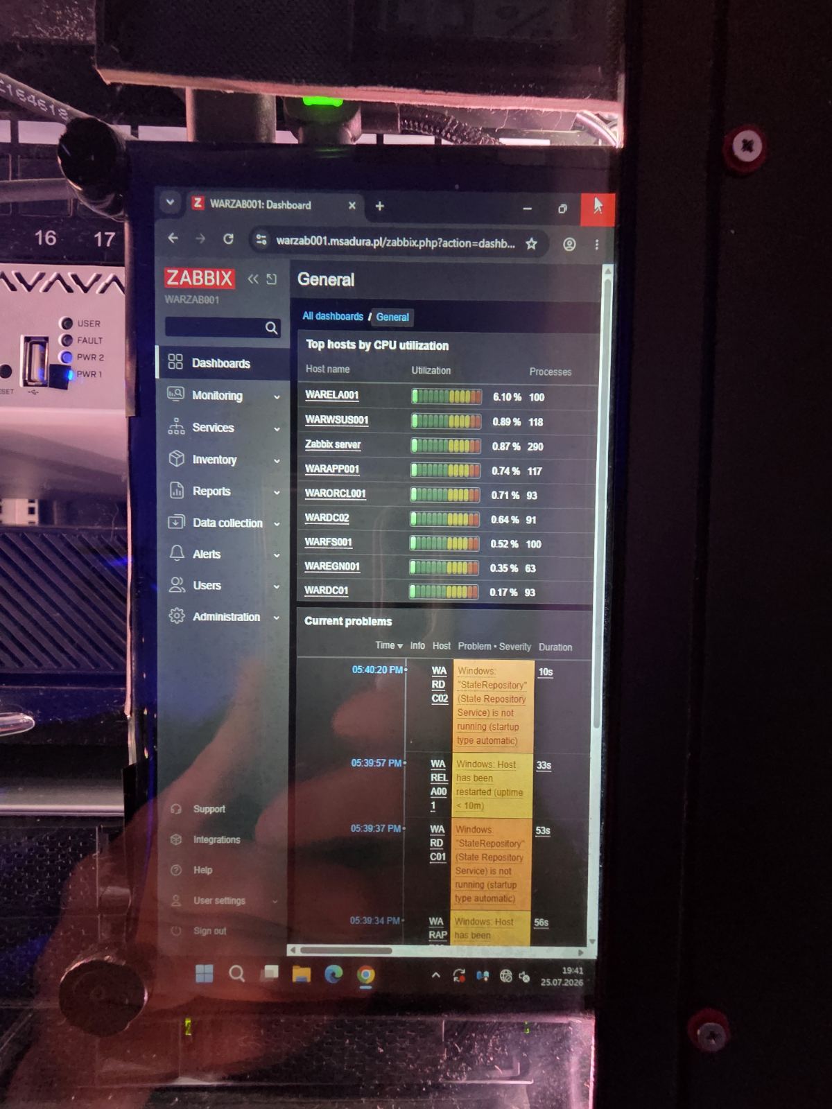The „Always-On” NOC: Adding a Dedicated Zabbix Dashboard to the Homelab Rack